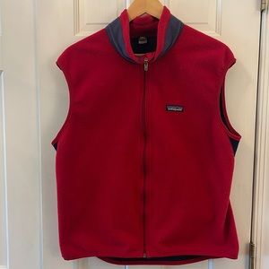 Vintage Patagonia Red and Gray Vest